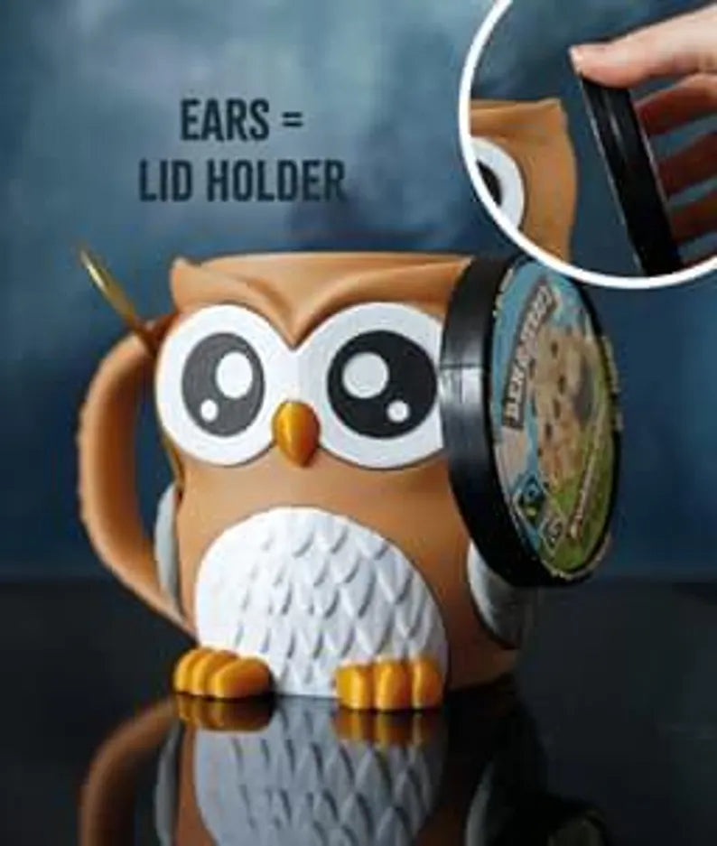 Owlfonso the Owl Ice Cream Pint Holder