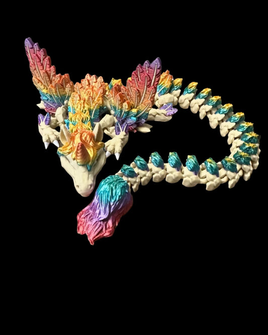 Rainbow Unicorn Dragon