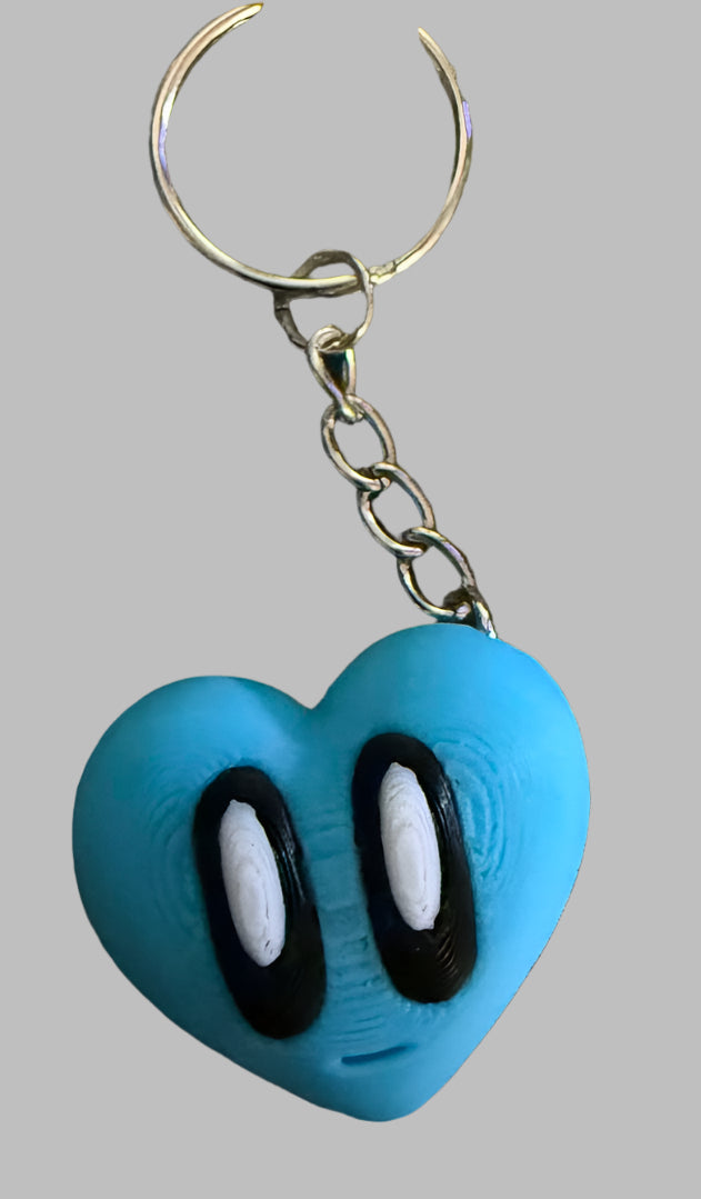 Blob Heart keyring