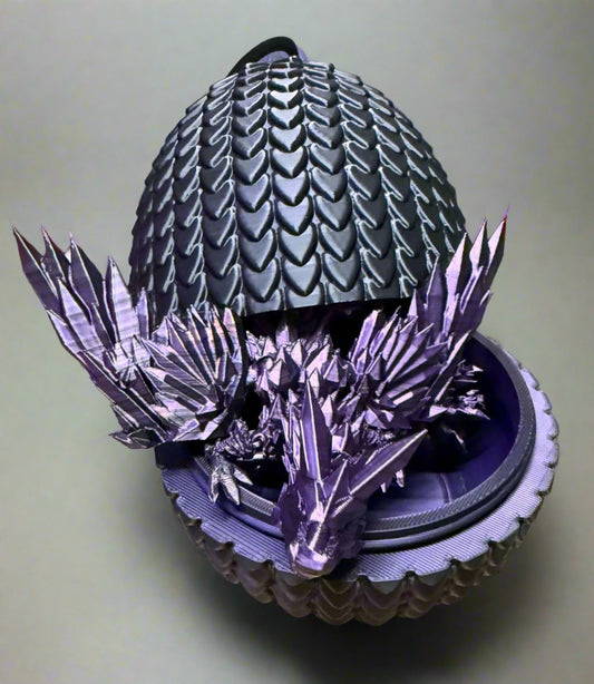 Medium Crystal Winged Dragon and Egg