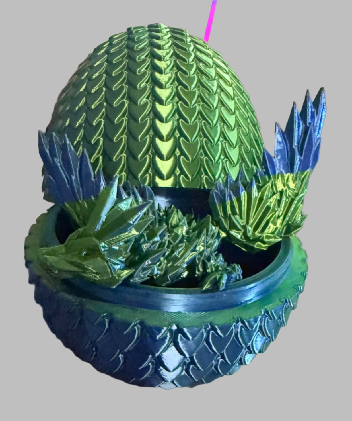 Medium Crystal Winged Dragon and Egg