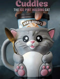 Cuddies the Cat Ice Cream Pint Holder | Eco Friendly 3D Printed